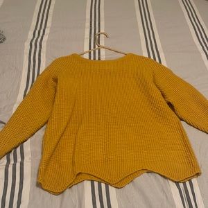 Yellow sweater